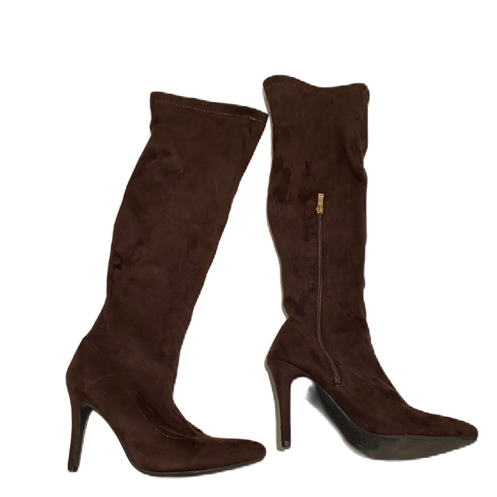 Dark brown winter boots size 7 women